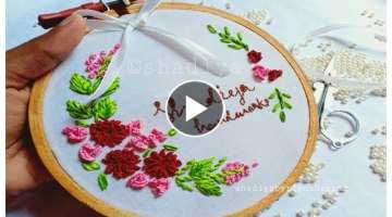 Hand embroidery: hoop art tutorial for beginners