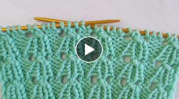 Knitting a vest in three days is very easy / explanation of the model of two knitting needles / c...