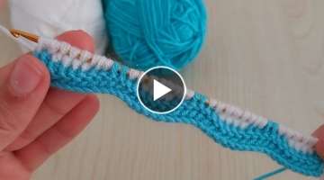 Super Easy Tunisian Crochet - Tunisian vest blanket weave pattern