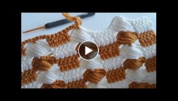 Easy and beautiful crochet baby blanket model