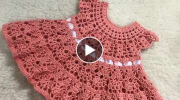 newborn size crochet dress