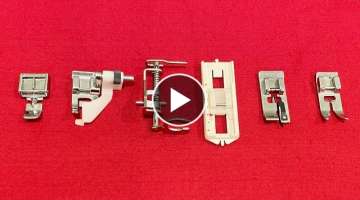 Different types of presser foot and their uses / Sewing tips for beginners