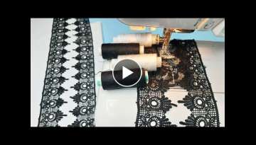 Lace Sewing Tips and Secrets / Neck Design / Sewing Basics for Beginners