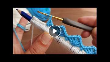 Super Easy Crochet Knitting / You will love the crochet knitting pattern