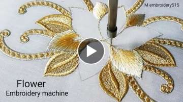 Machine embroidery / Flower Embroidery Design