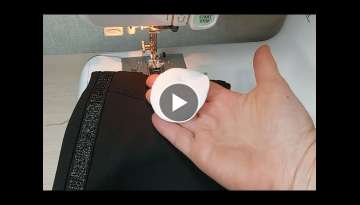 Why do I need a cotton pad when sewing? How to Easily Shorten DIY Jersey Pants