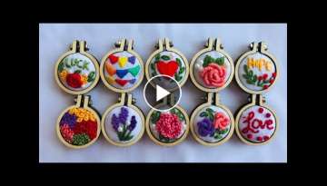 Hand Embroidery: 10 Beautiful Embroidery Stitches - Tips And Tricks Of Embroidery