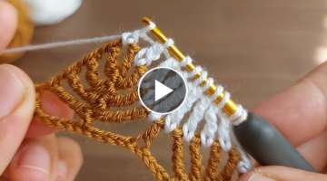 Super Easy Crochet Knitting / You will love this crochet knitting pattern