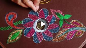 Sewing Tutorial, Hand Embroidery Traditional Bangladeshi Nakshi Kantha Sewing Tutorial