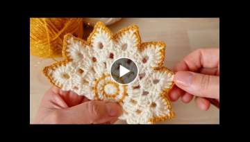 Gorgeous knitting crochet pattern Make a supla coaster