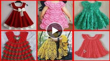 Collection of the most beautiful handmade crochet baby dress designs