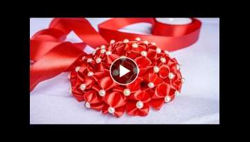 DIY Ribbon Flower / Weddings Flower Decorations / HandiWorks