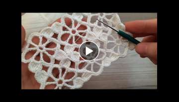 Very Beautiful Flower Crochet Pattern / Online Crochet Tutorial for Beginners