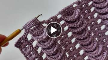 3D Crochet Awesome Blanket Vest Shawl Knitting Pattern