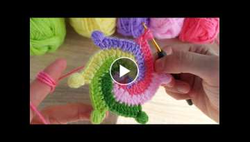 How to crochet coaster / Bu modele bayılacaksınız tığ işi bardak altlığı yapımı