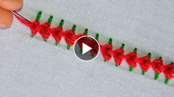 Simple Border line / embroidery tutorial