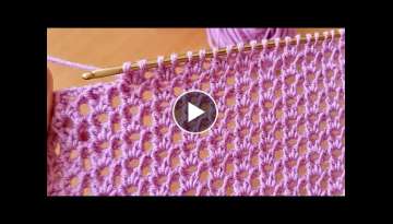 Very Easy Tunisian Knitting Crochet baby blanket / vest / blanket / bag - knitting pattern