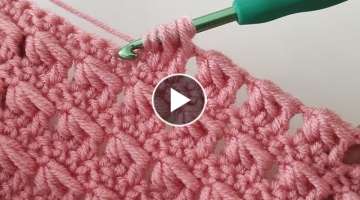 Super Easy crochet baby blanket pattern for beginners / 2