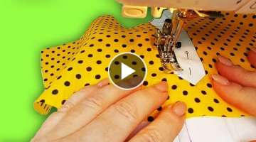 Sewing Tips / Professionals will not be taught this, their technology is much more complex