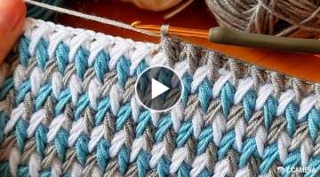 Super Easy Knitting Crochet Baby Blanket / wonderful knitting pattern very very easy