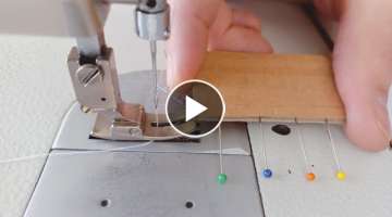 Nobody told you that way. Secrets and useful tricks for sewing