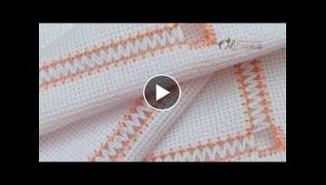 Fastening Twig of bifurcated mesh Sewing and embroidery