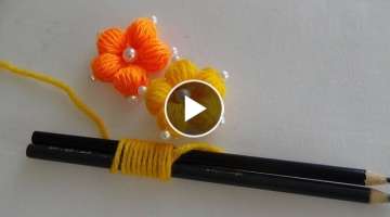 Hand Embroidery /: Making Flowers With Simple Trick (PART 1)