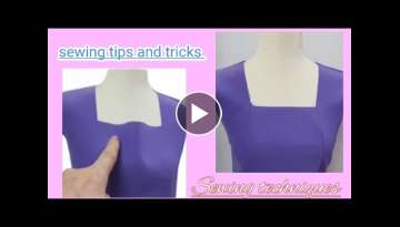 2 Great Tips for Trimming a Square Neckline That Doesn't Hug Your Neck