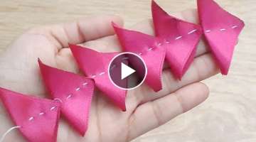 Amazing Ribbon - Fabric Art - Easy DIY Ribbon Flowers - Hand Embroidery Designs - Fabric Flower /...