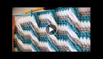 Super Easy Knit Baby Crochet Blanket / Blanket - Handbag Knitting Pattern