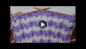 Explanation of the easy knitting pattern of two skewers that you will like very much