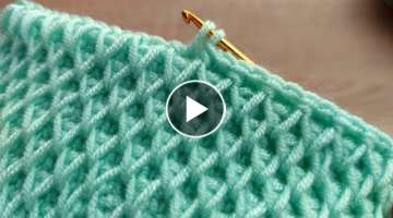 Super Easy Crochet Knitting Pattern / Very Easy Knitting Pattern