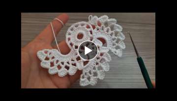 Super Easy Beautiful Flower Crochet Knitting / Online Tutorial Crochet Knitting for Beginners
