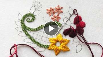 Hand Embroidery: Motif Embroidery / Flower Embroidery
