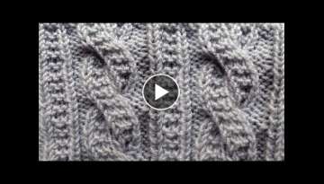 Very Beautiful And Stylish Rope Knitting Stitch design Pattern For Gents Sweater / Tutorial