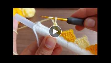 Super Easy Crochet Knitting / Tığ İşi Şahane Örgü Modeli