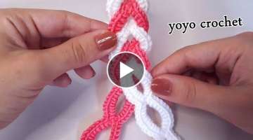 Crochet braid in easy steps