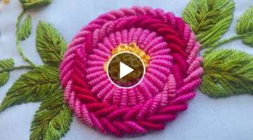 Braid Brazilian Embroidery / Kanzashi Flower Embroidery