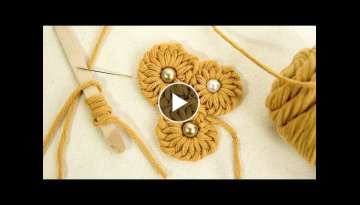 Fun & Easy Flower Ideas - Embroidery Tricks with Yarns