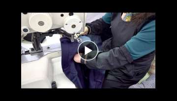 Process of Mass Production of Suit Pants / Disabled Sewing Technicians in Korea