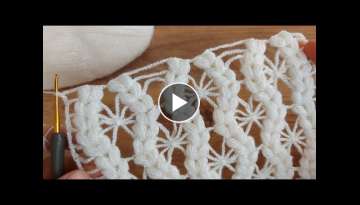 Easy Crochet Knitting Pattern / Very Easy Crochet Bridal Shawl Shawl Knitting Pattern