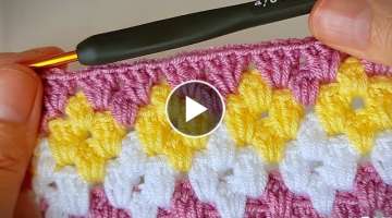 Very easy to make, amazing knitting / vest pattern - blanket - bag knitting pattern