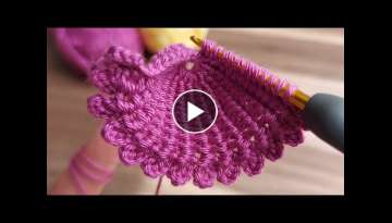 Super Easy Tunisian Knitting - Beautiful Tunisian weaving pattern