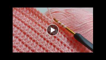 Super Easy Crochet Baby Blanket Knitting Pattern Making / New Trend Knitting Blanket Patterns