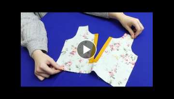 It's very simple! / How to sew a v-neck easy and simple