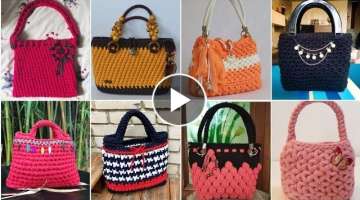 Stylish Latest Crochet Mexican Embroidered Handbag Designe