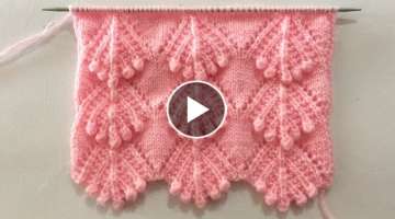Very Beautiful Knitting Stitch Pattern For Ladies Sweater / Cardigan 