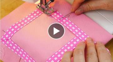 2 Basic Sewing tricks How to Sew a Corner for Beginners / Ways DIY