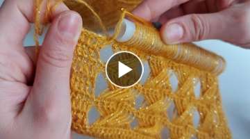 Super Easy Crochet Knitting Model - Dowery Vest Shawl Knit Pattern