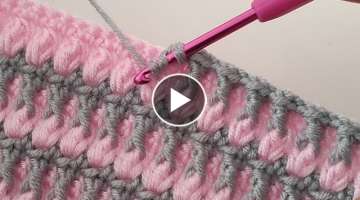 Super Easy crochet baby blanket pattern for beginners / Crochet Blanket Knitting Pattern 2